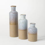 Two-Toned Bottle Vase Cozy Pines
