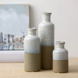 Two-Toned Bottle Vase Cozy Pines