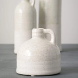 White Speckled Jug Vase Cozy Pines