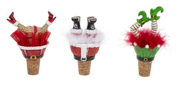 Wiggle Leg Bottle Topper Cozy Pines