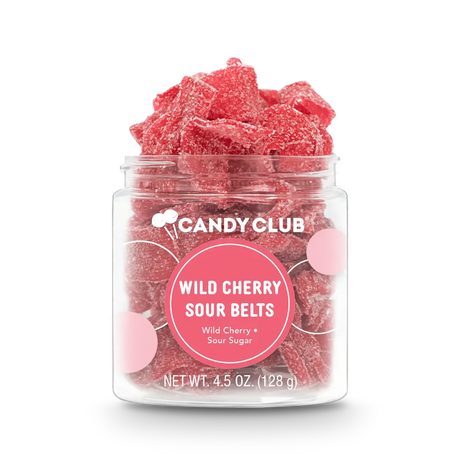 Wild Cherry Sour Belts Candy Club