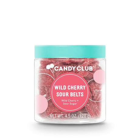 Wild Cherry Sour Belts Candy Club