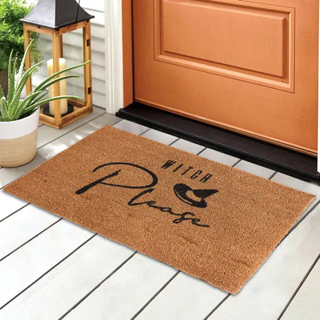 Witch Please Doormat Cozy Pines